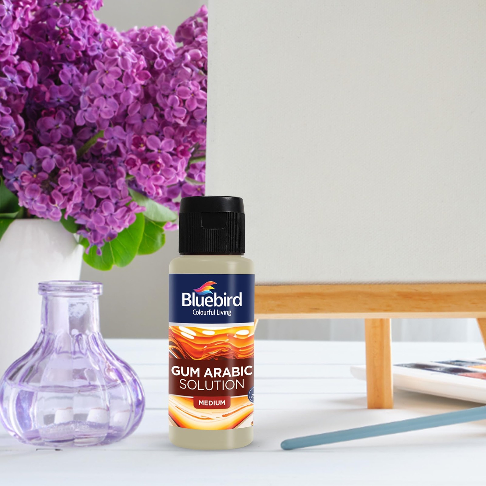 BLUEBIRD Gum Arabic 3.4 Fl Oz / 100ML – Watercolor Medium for Art