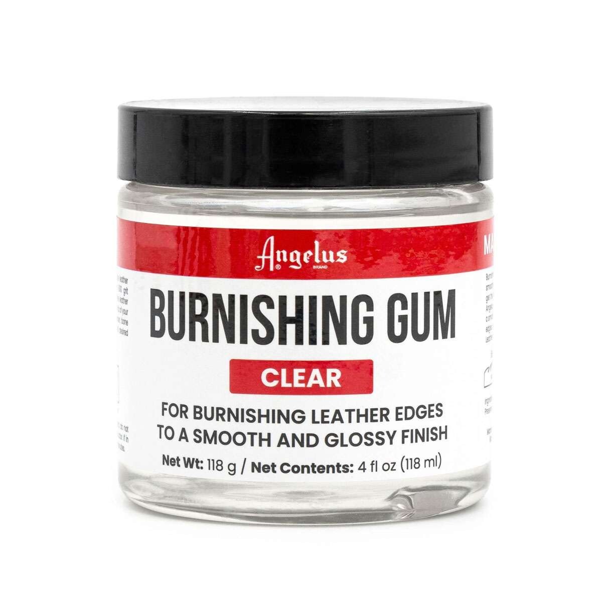 Angelus Clear Leather Burnishing Gum 4 Ounce