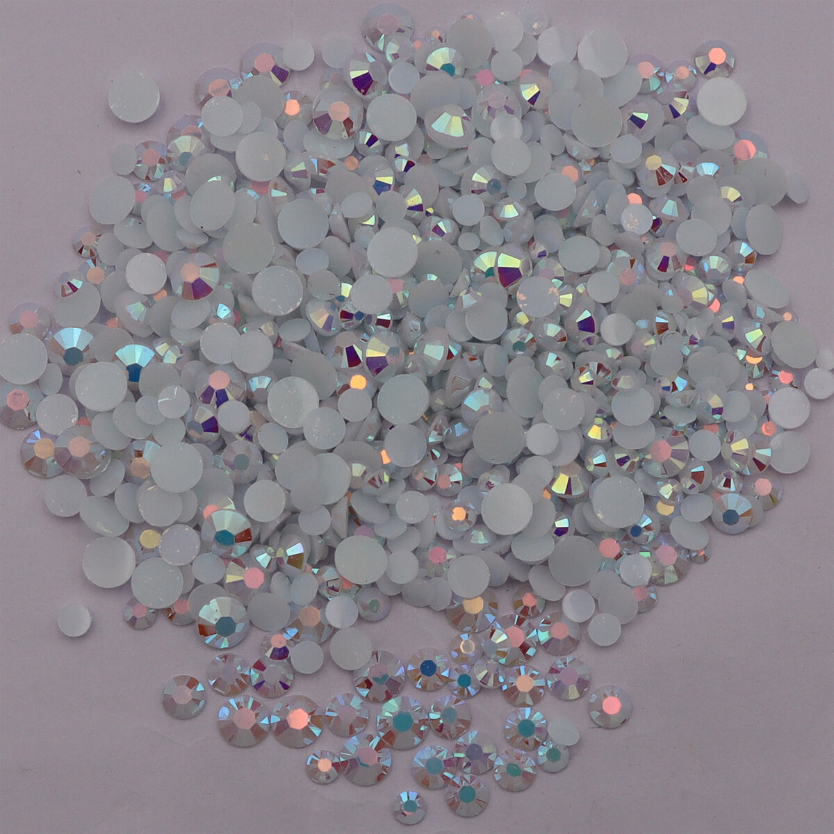 Resin Non Hot Fix Rhinestones Flat Back Gem Plastic Crystals Trimming For Crafts