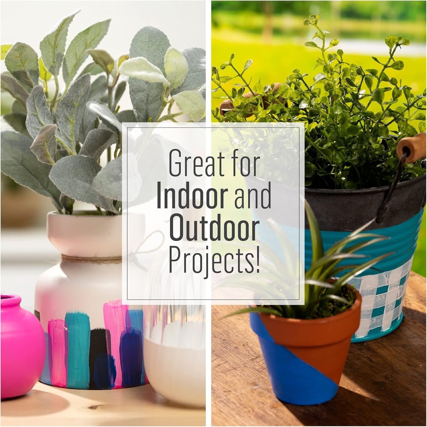 Non-Toxic Light Blue Multi-Surface Paint – Perfect for Indoor & Outdoor Crafts