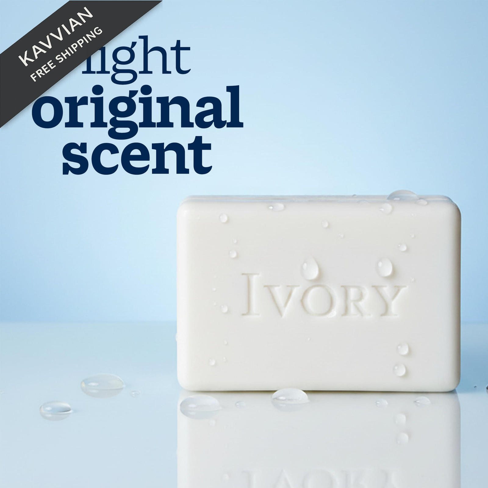 Ivory Gentle Bar Soap, Designed for Whole 3.17 Ounce (Pack of 10), White