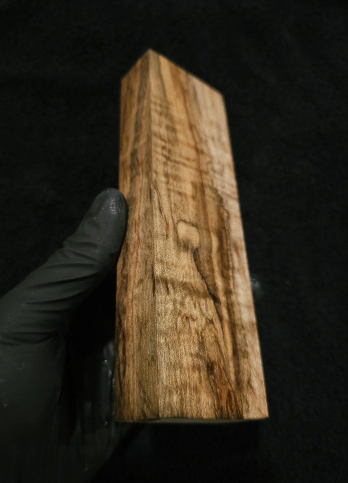 Stabilized Curly Ambrosia Maple Block – Knife Scales/Pen Blanks