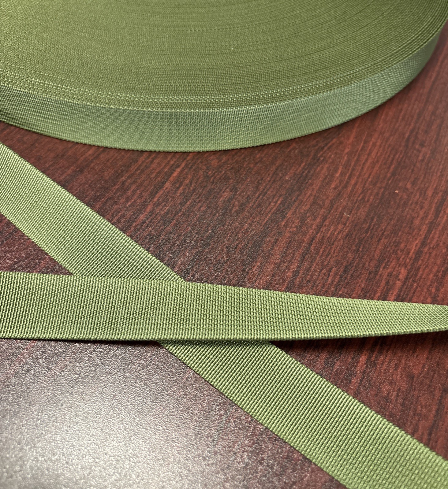 1″ Nylon Webbing Solid Olive Drab Green Strap 17337 2 Yards USA Made