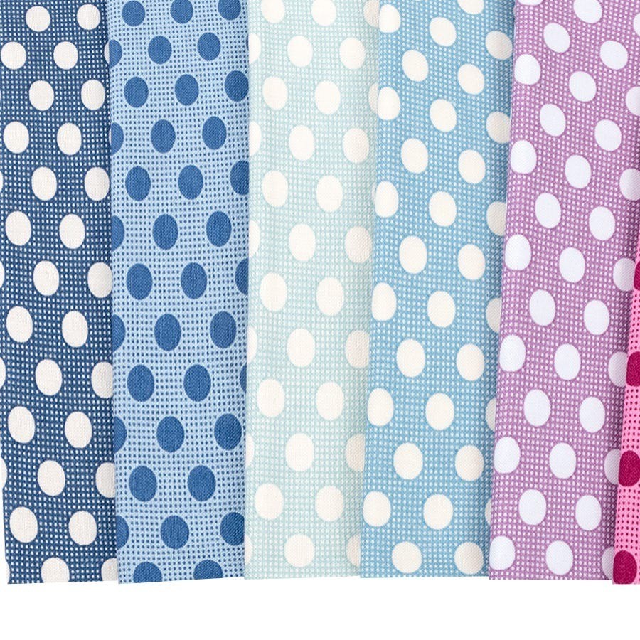 Medium Dots Fat Quarter Bundle Tilda Fabrics (includes 15 fat quarters)