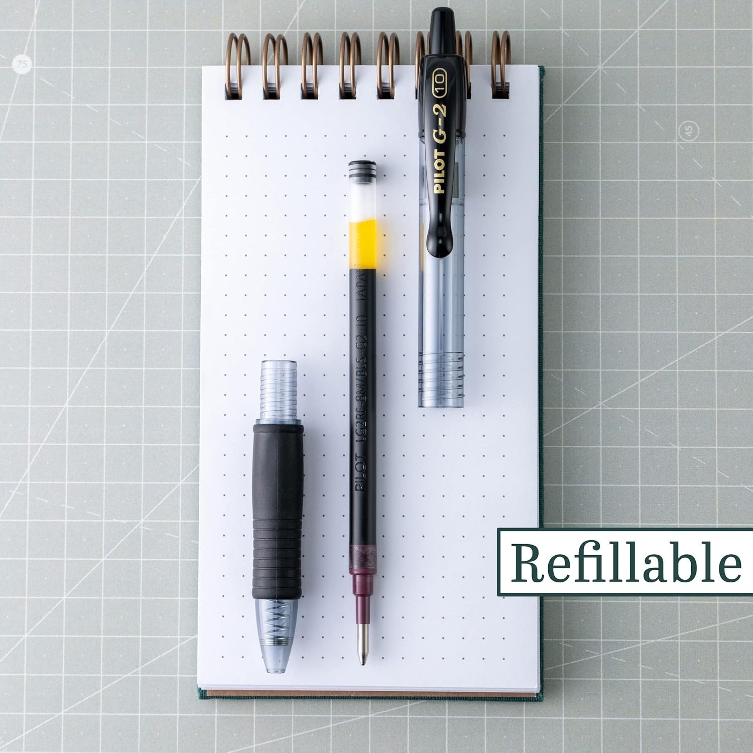 PILOT Pen G2 Gel Ink Refills For Rolling Ball Pens, Bold Point, 1.0mm, Black …