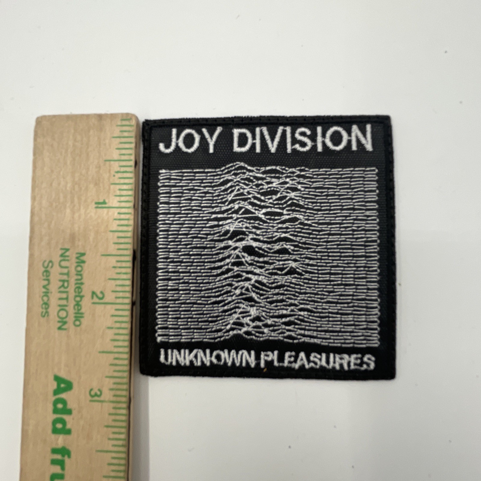 Joy Division Unknown Pleasures Patch: Quality Embroidery, Sew On, 2 3/4”
