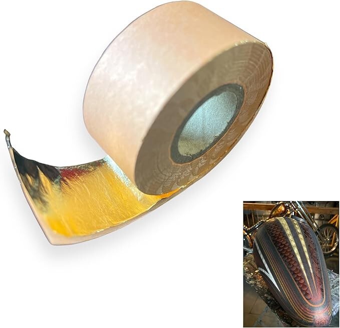 LiME LiNE Spinable Gold Leaf 1 inch x 160 ft Roll