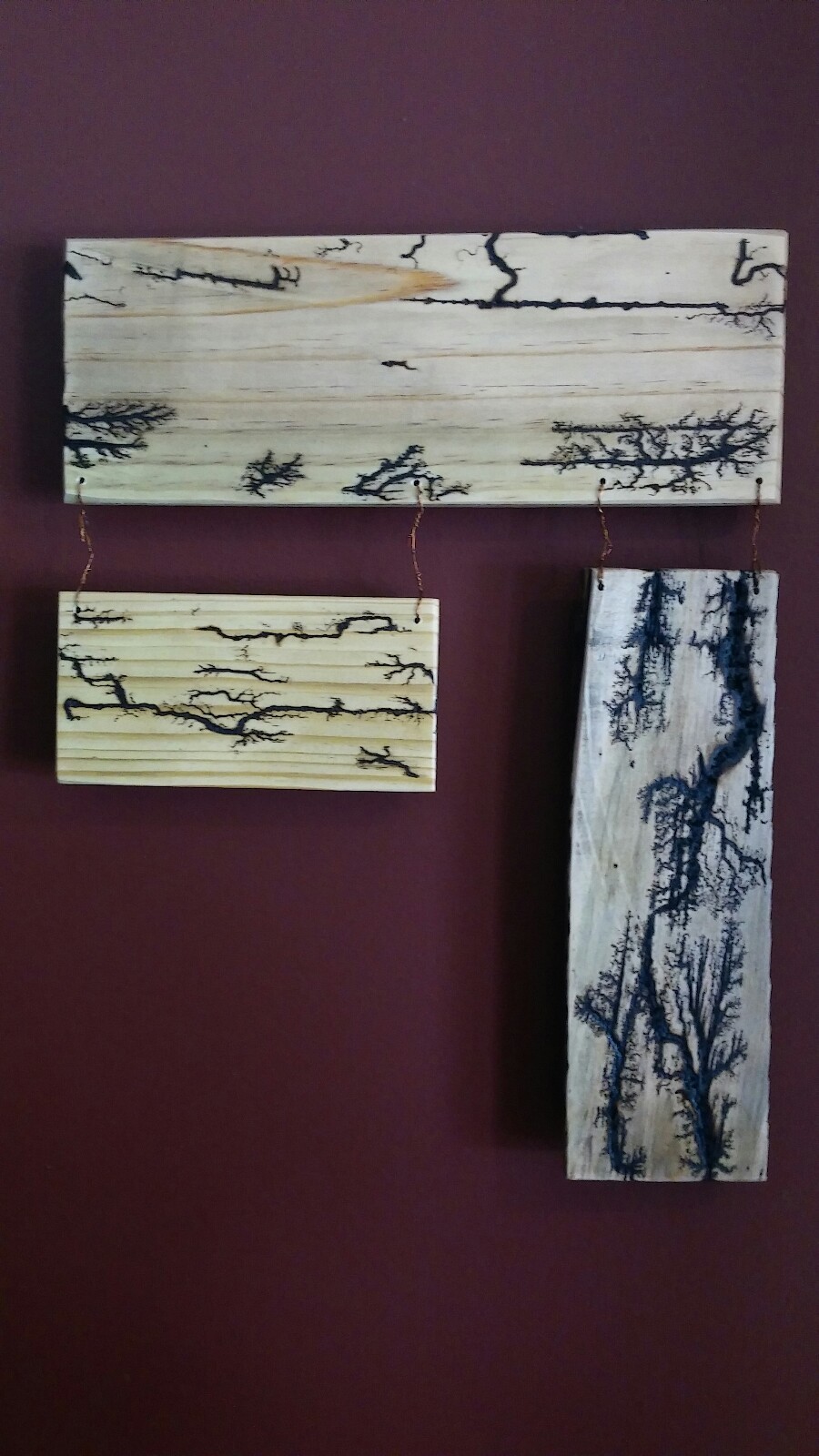 Modern Wood Oriental Yoga Zen Art Decoration Original Natural 100%Reclaimed Wood