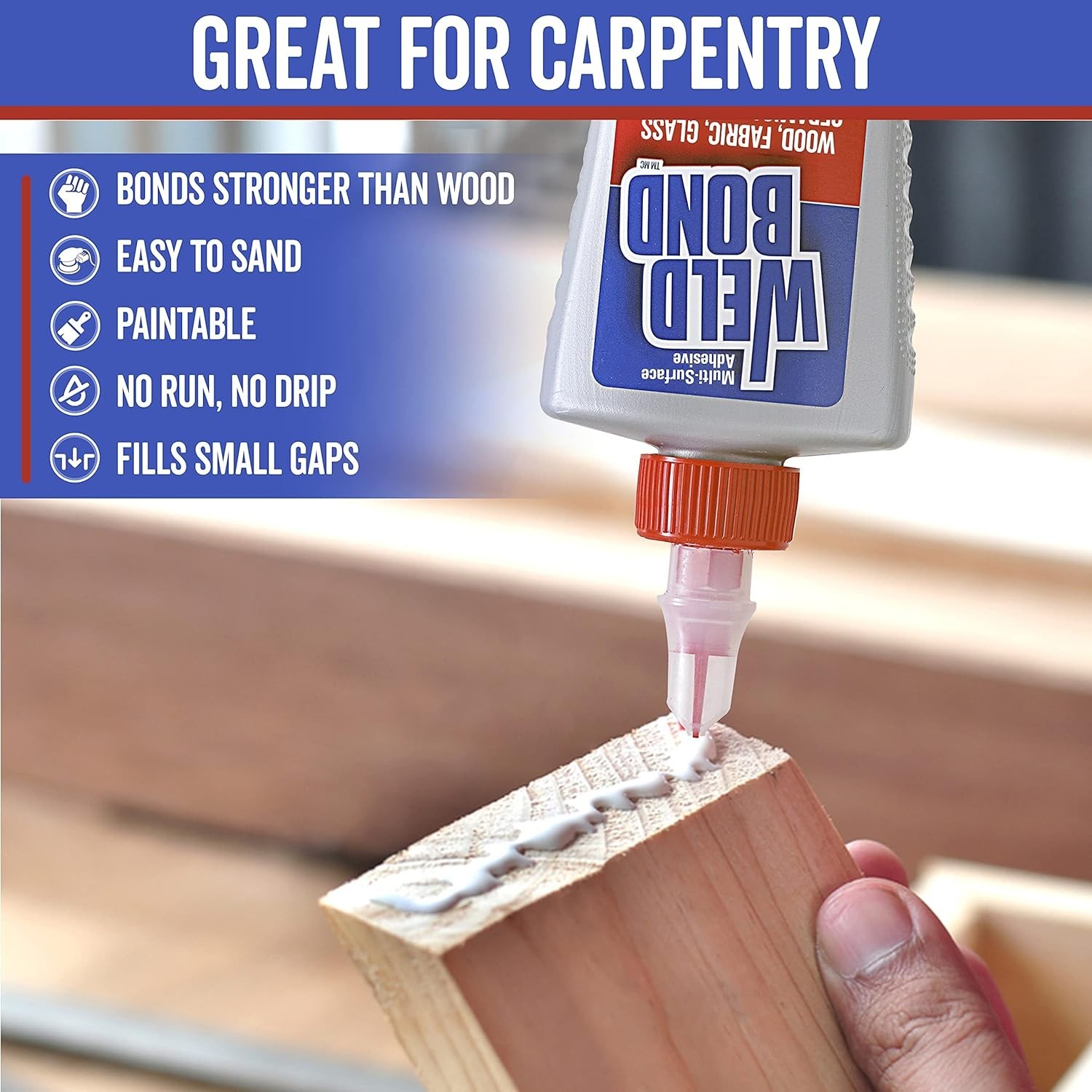 Multi-Surface Strong Glue – Fast Drying Glue for Wood, Tile, Ceramic, Pottery…