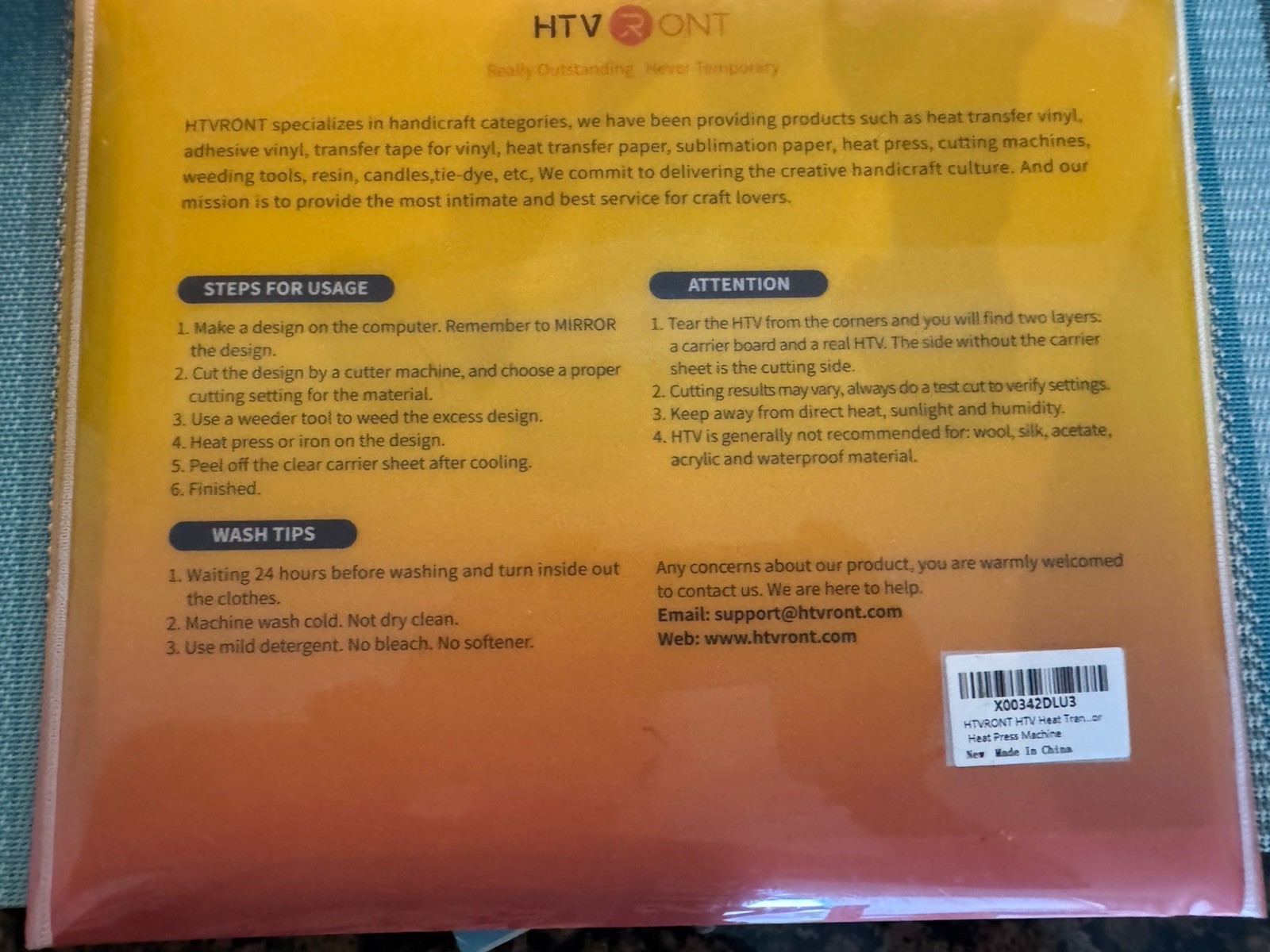 HTVRONT HTV HEAT TRANSFER VYNIL BUNDLE 80pack 12×10 Iron On VYNIL
