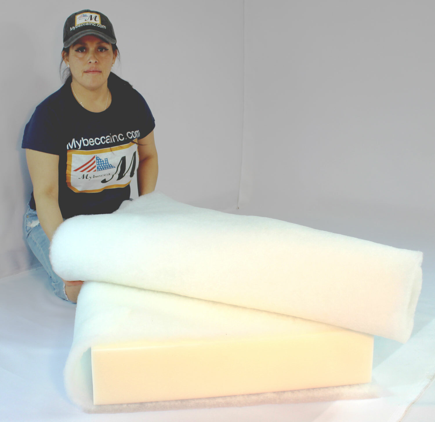 Mybecca 36 inch Wide Bonded Dacron Upholstery Grade Polyester Batting by 5 yards