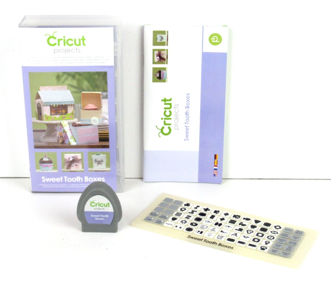 Cricut Projects Sweet Tooth Boxes Cartridge Provo Craft Unknown Link Status Used