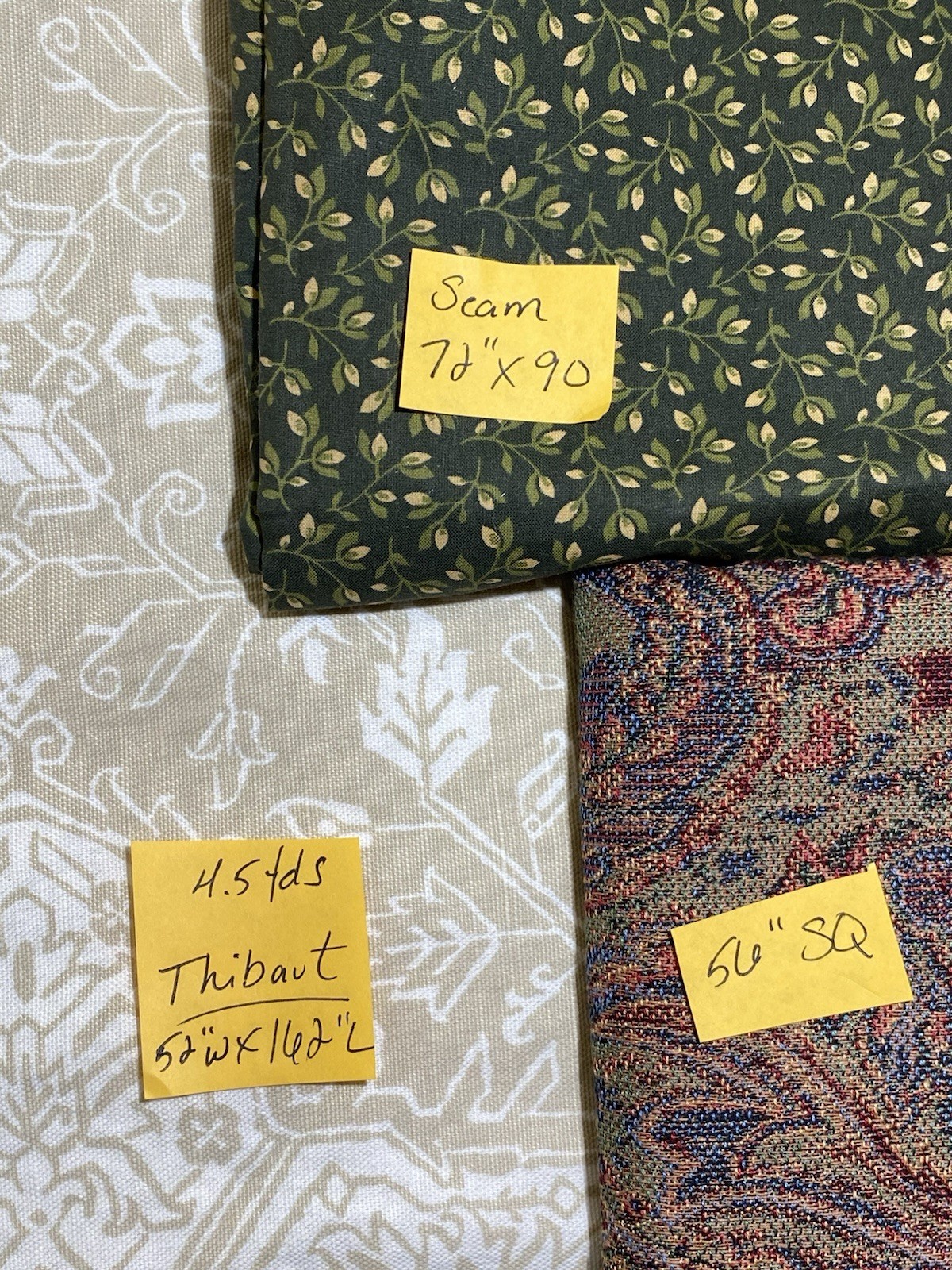 Vintage To Modern 11lb Lot Cotton Fabric Yards~Pieces~Panels Country Cottage
