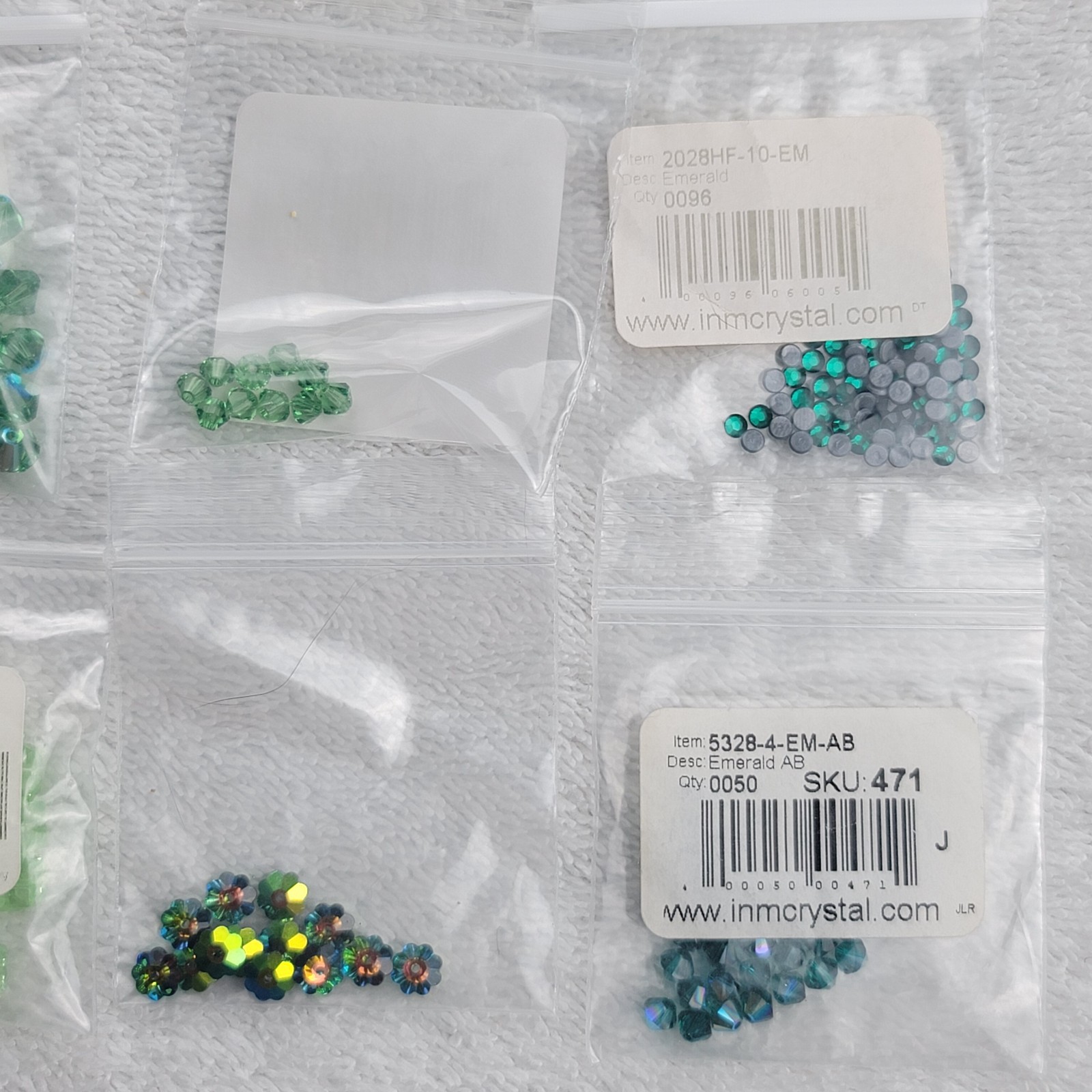 Swarovski Crystal Bead Lot Bicone Cube Pendant Fancy Stone Mixed Qty