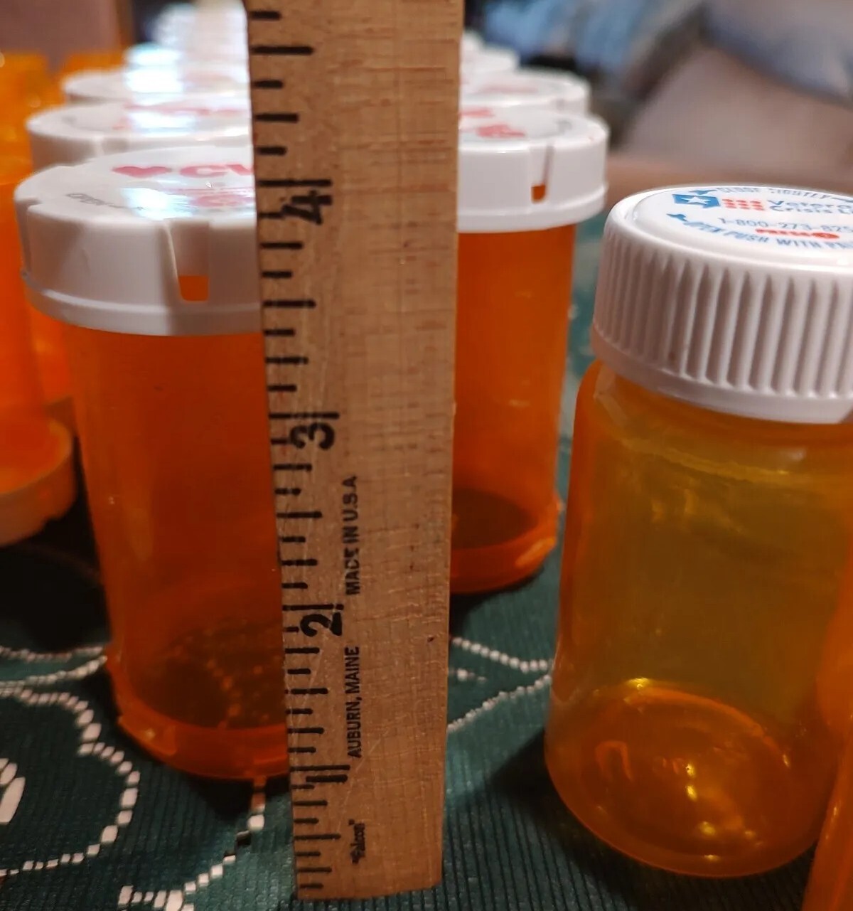 Lot of 54 empty pill bottles CVS Rx and others Amber White for craft and storage