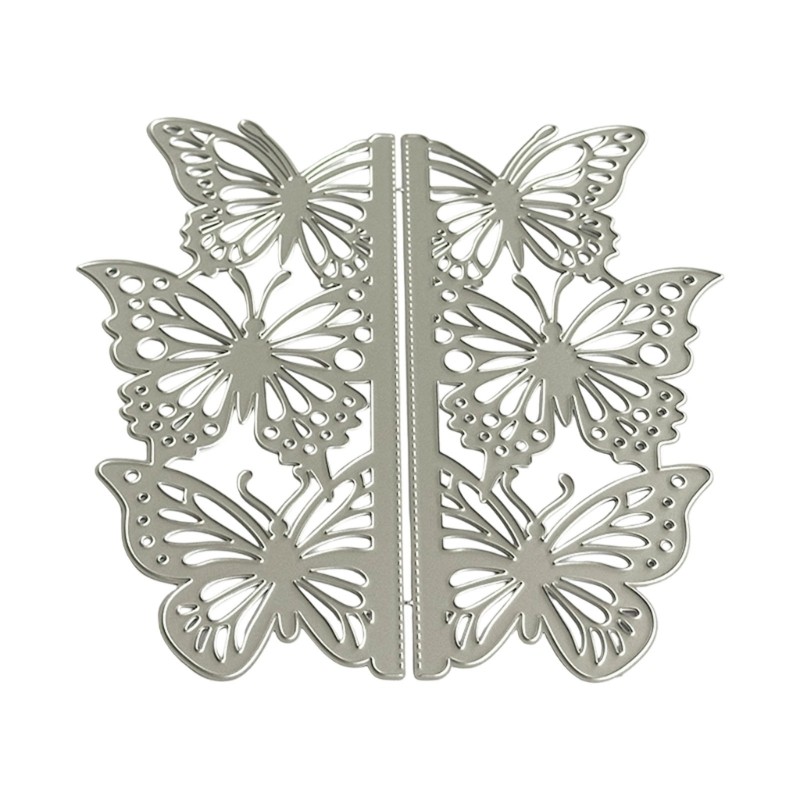 Butterfly Border Cutting Dies Carbon Steel Metal Die Cut for Card Decoration