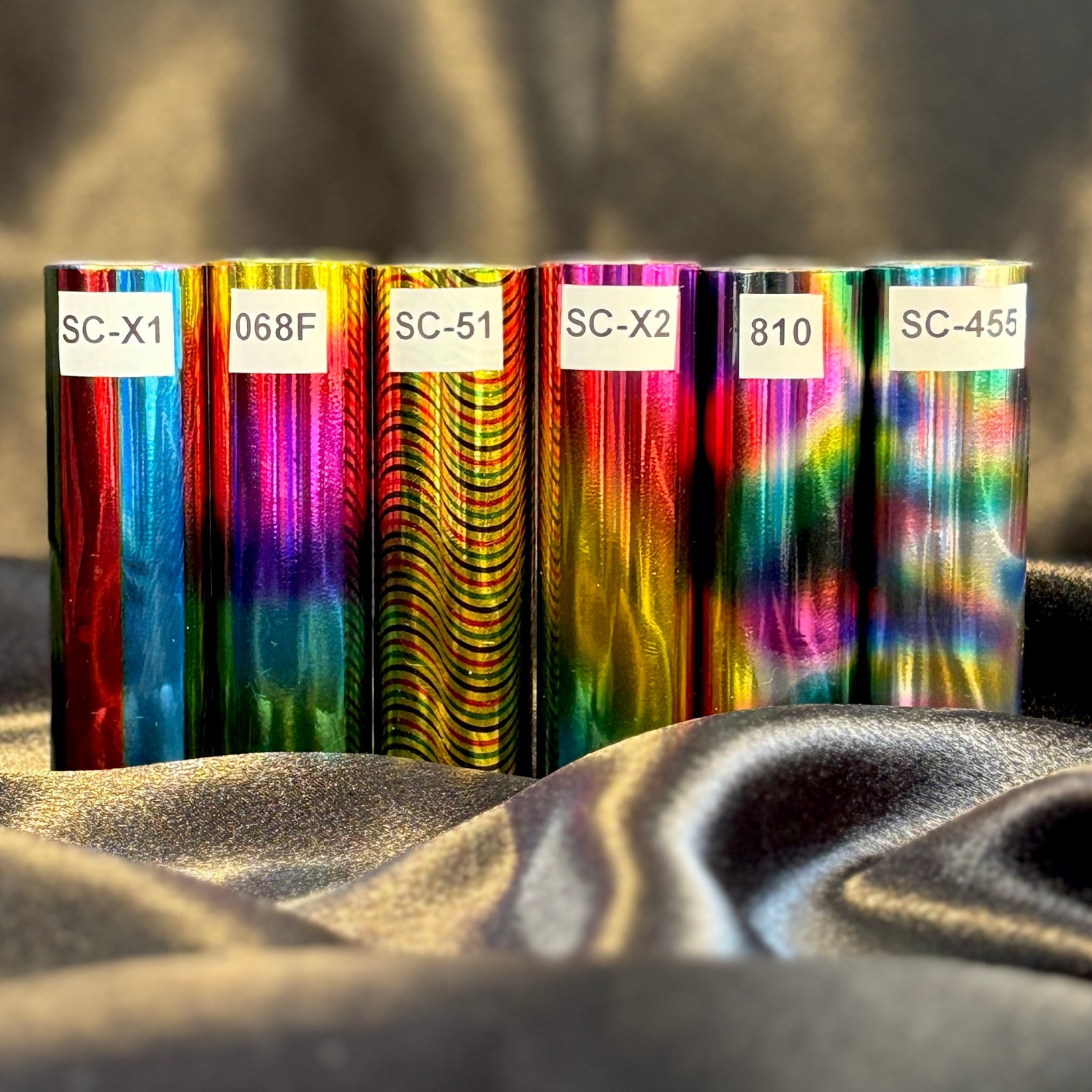 Hot Stamp Holographic Gilding Foil Rolls 50 Patterns