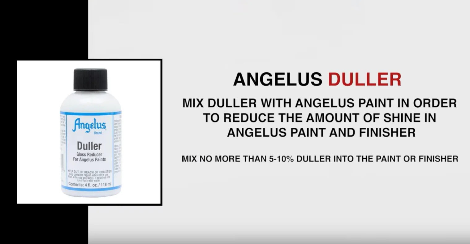 Angelus Acrylic Leather Paint Duller Additive Gloss Reducer For Paints 4 Ounces