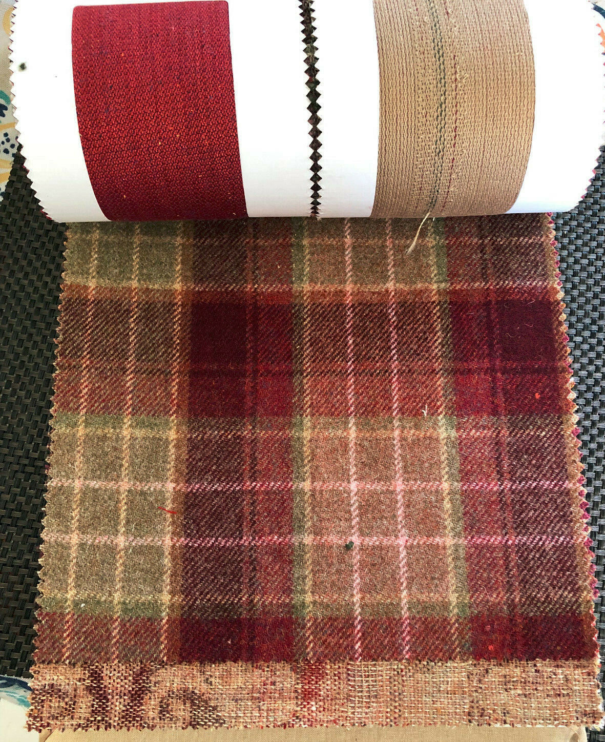 HIGHLAND COURT 52 pcs Global Collection Mulberry/Saffron Fabric Sample Book