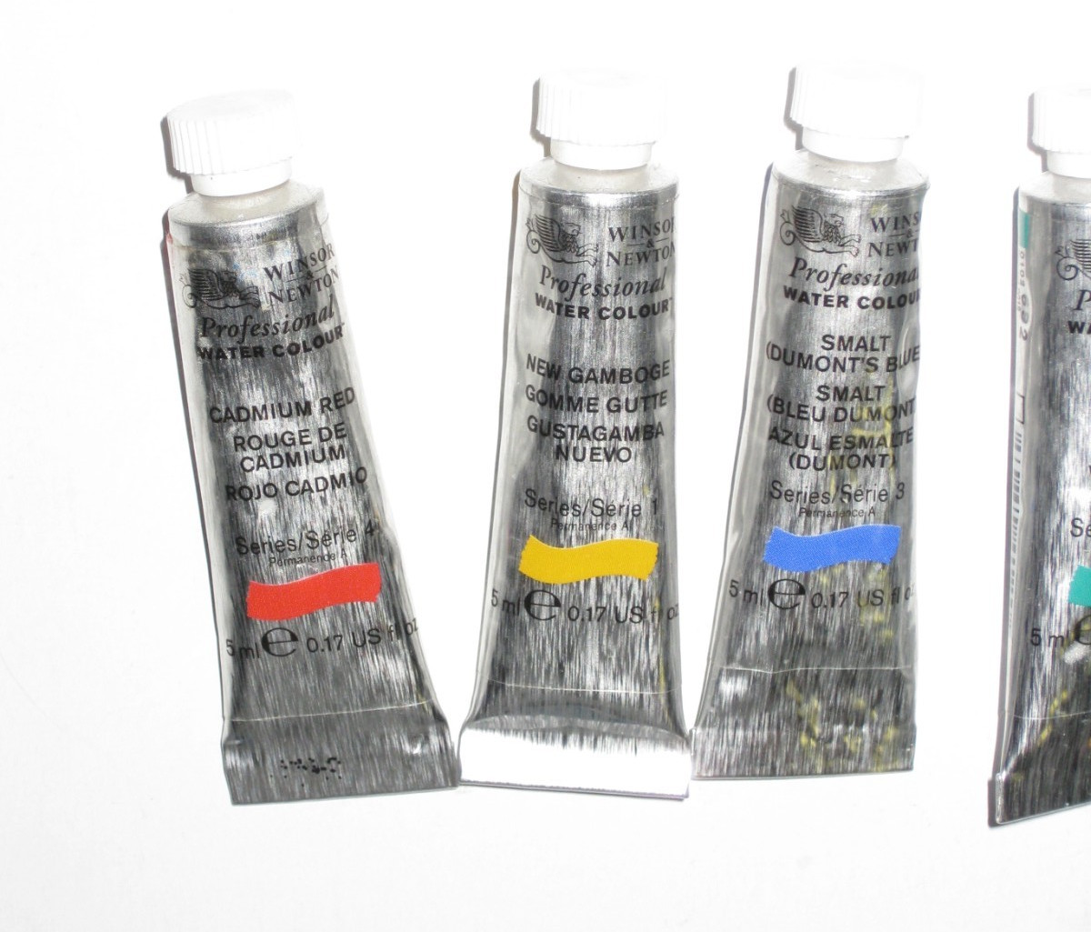 6 Lot Winsor & Newton Professional Artist Watercolor paint 5ml tubes ~ Free Ship