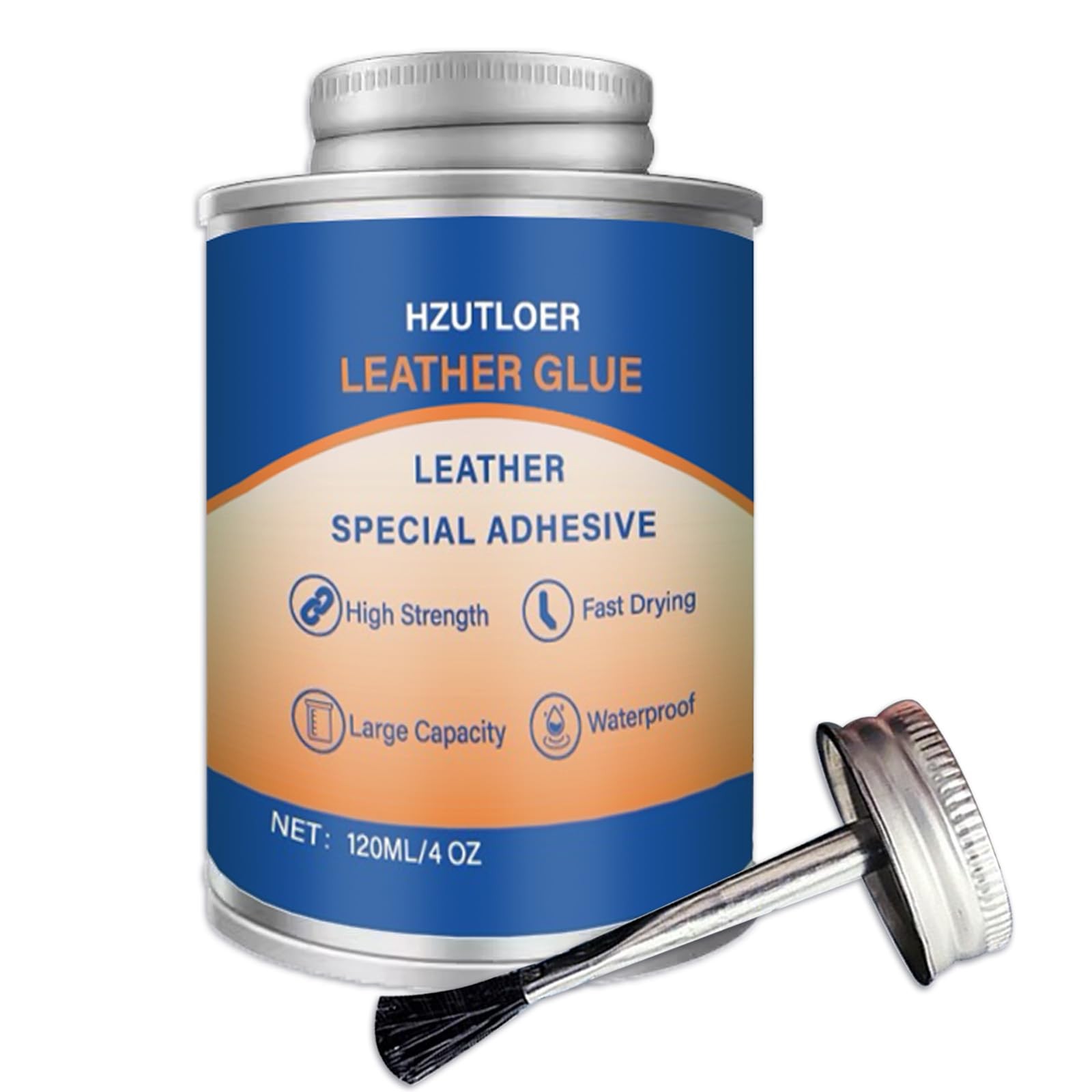 Hzutloer Leather Adhesive,120ML Leather Repair Glue Cement,Super Glue with Br…