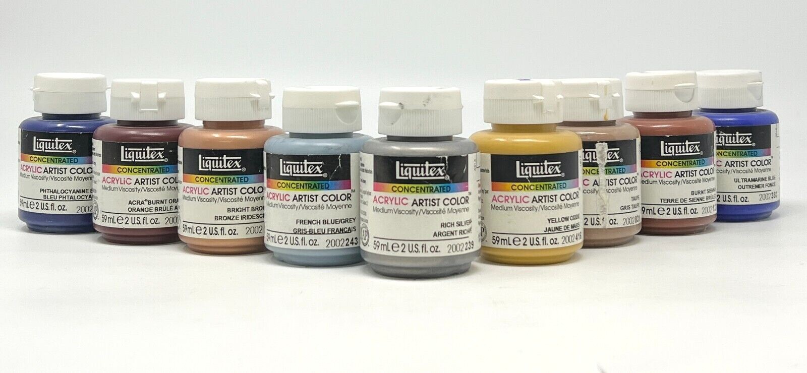 Vintage Liquitex – Acrylic Artist Color Concentrated 2 fl oz Jars MULTI-LISTING