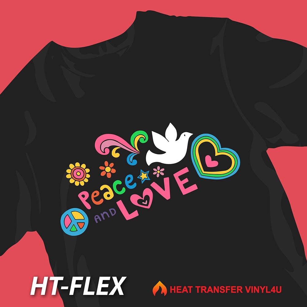 HT-Flex 20″ Heat Transfer Vinyl Roll HTV Iron-on Heat Press for Garments