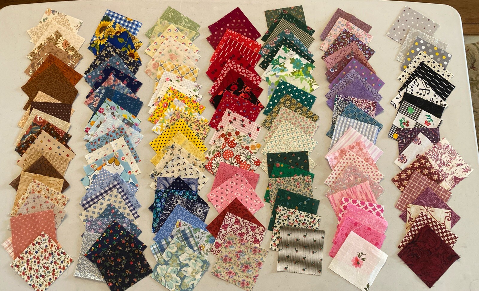 150 2.5 INCH (2.5” X 2.5”) QUILT SQUARES – Cotton Fabric Crafts Sew