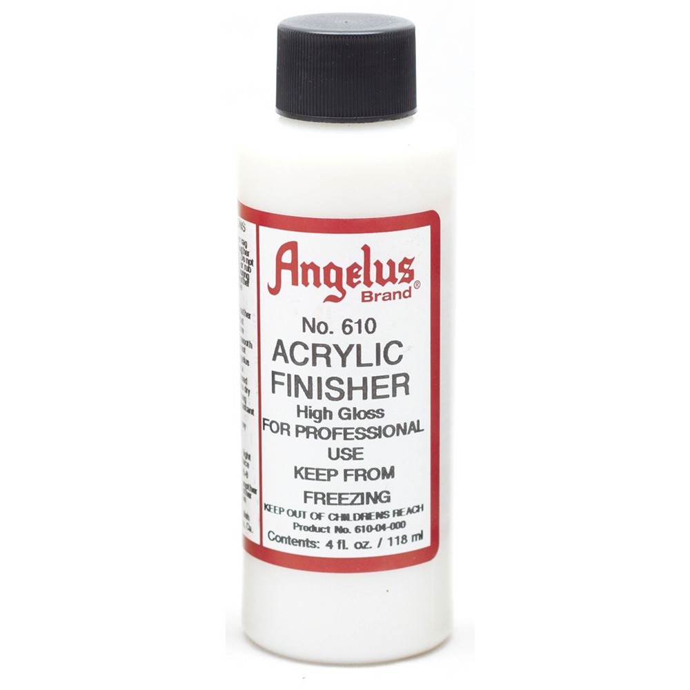 18AS Angelus Leather Articles Shiny Glossy Acrylic Finisher 5 Types 4Oz