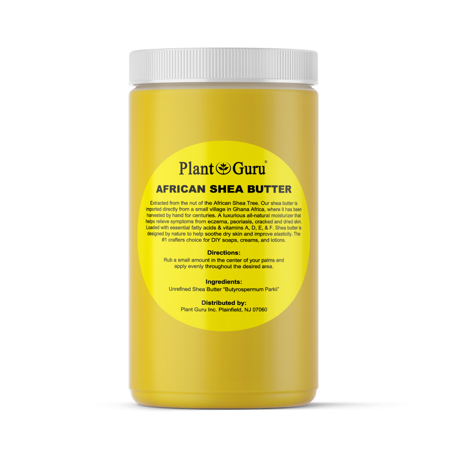 Raw African Shea Butter 32 oz Jar 100% Pure Natural Unrefined Organic Ghana Bulk