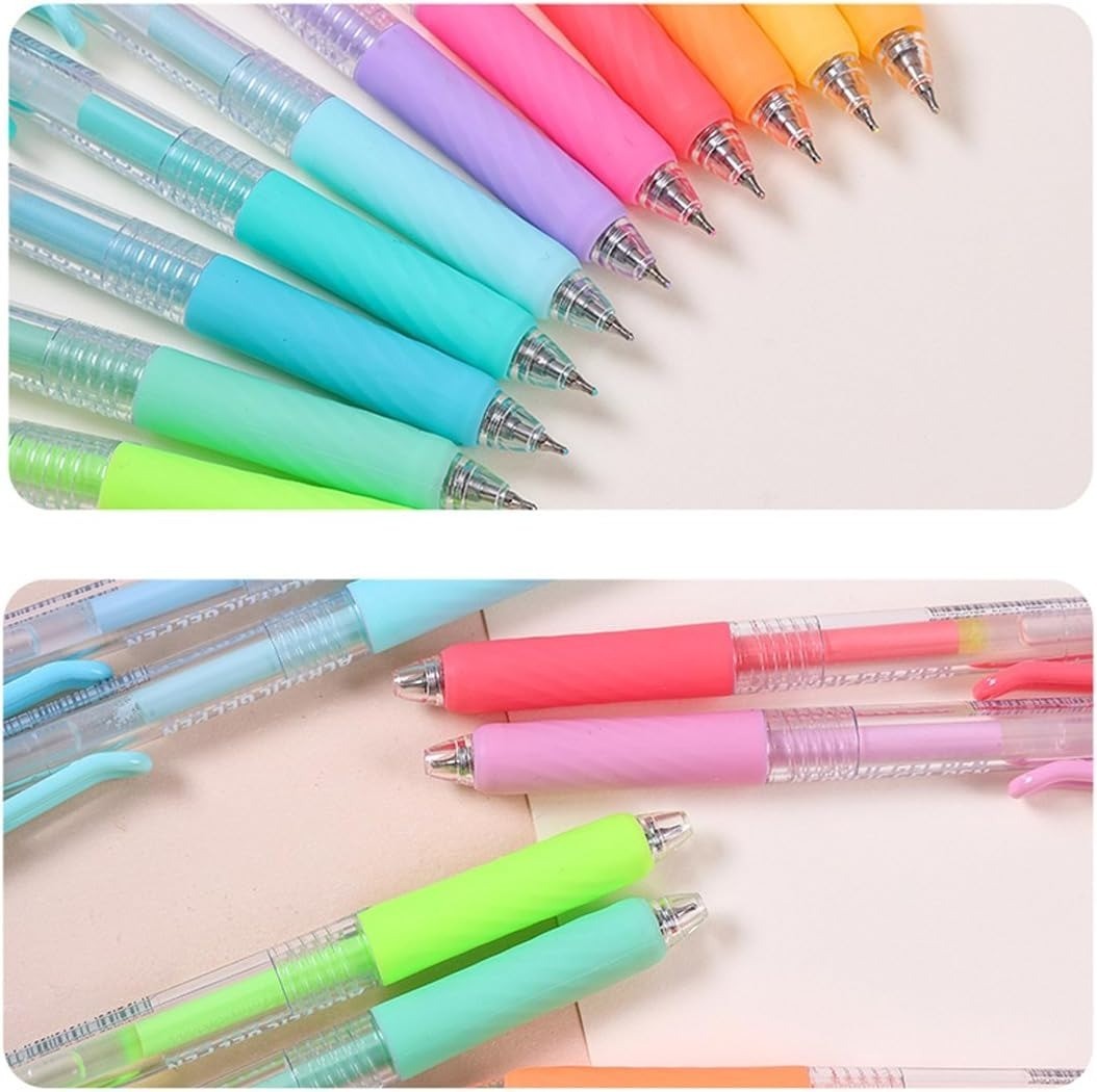Acrylic Painting Gel Pens, 6 Colors Set, 0.7mm Extra Fine Point Retractable Pen