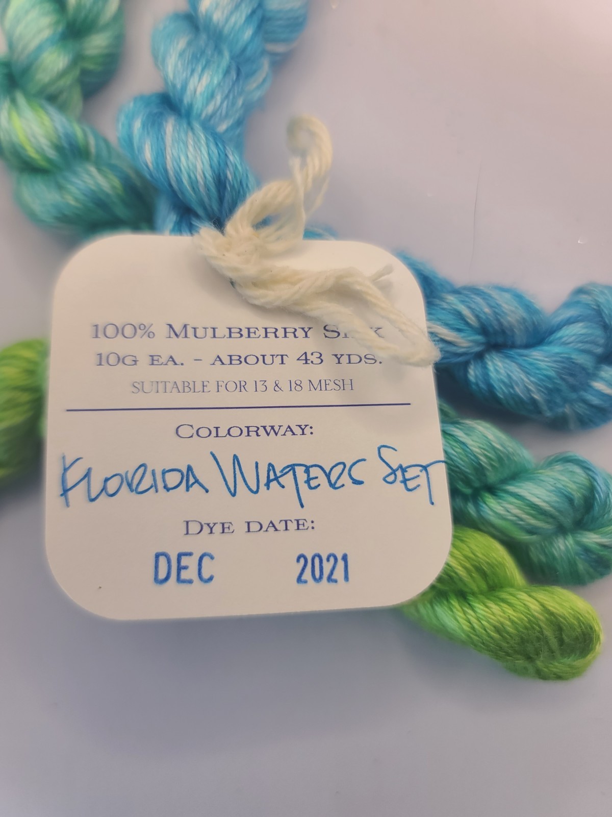 Hook and Harbor Co. H & H Co Hand Dyed Mulberry Silk Embroidery Thread