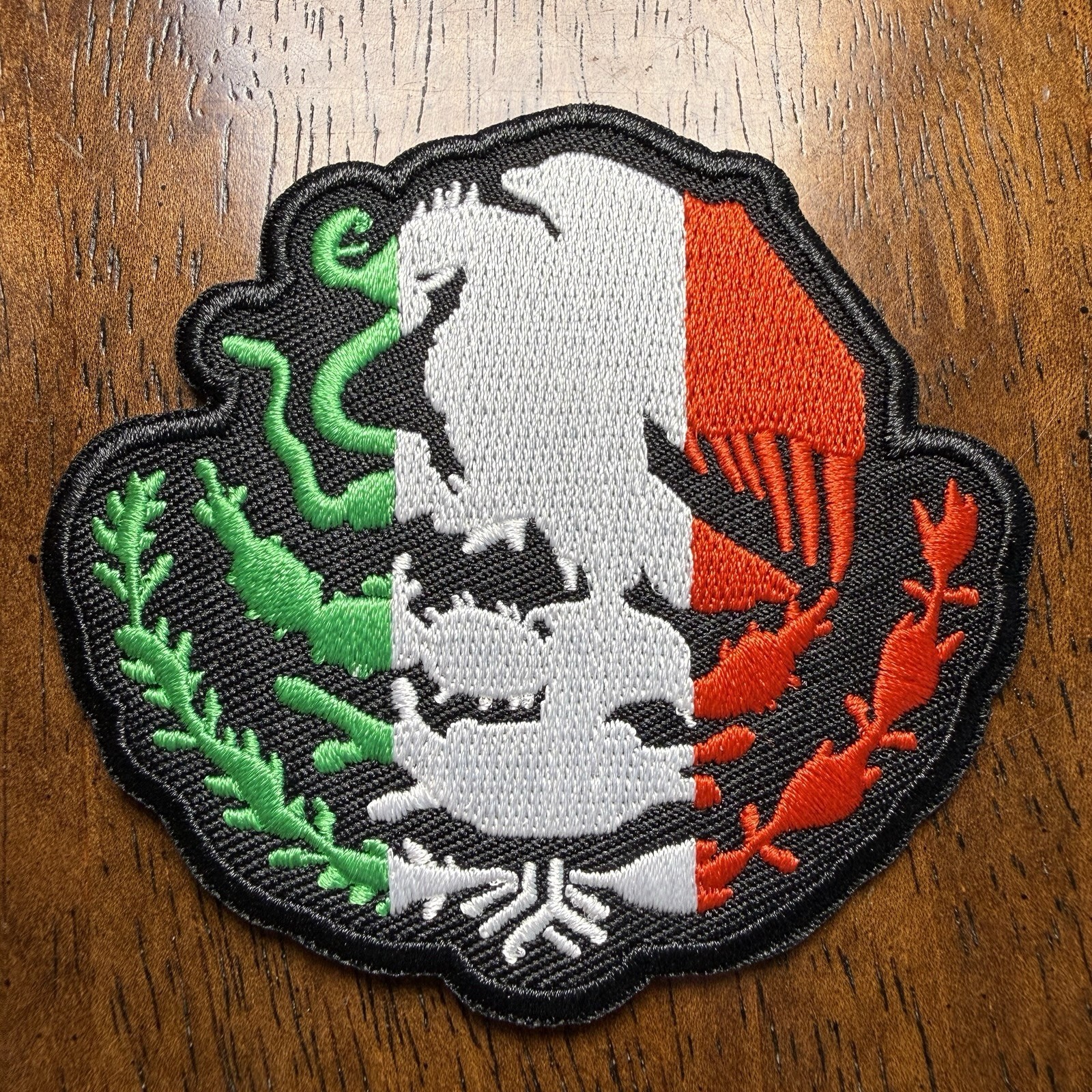 🔥 Mexico Mexican Flag Eagle Iron On Morale Patch Aztec Mayan LA Dodgers Texas