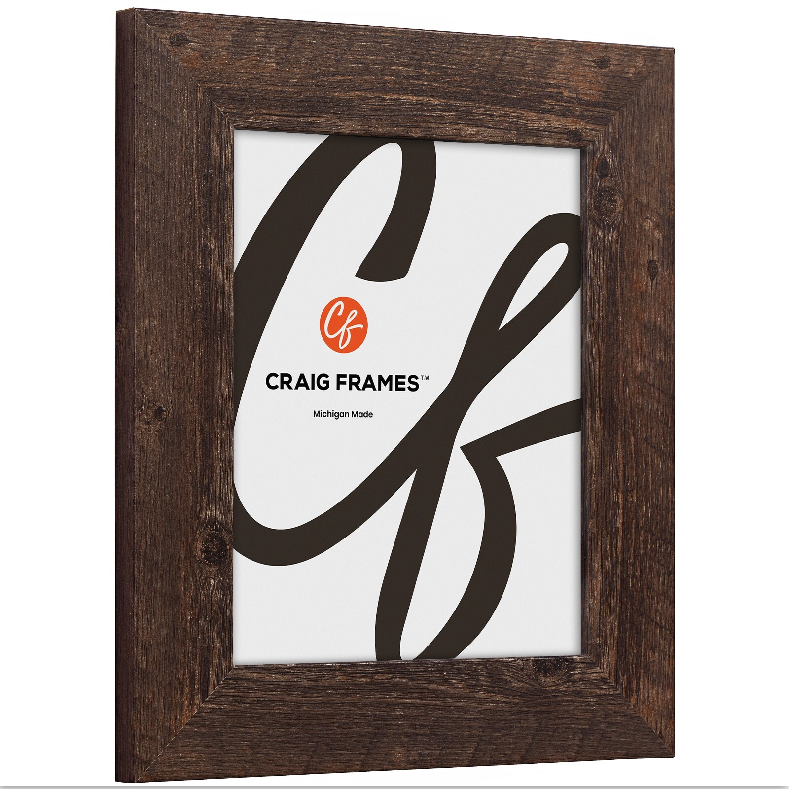 American Barn, 2″ Barnwood Brown Picture Frame, Uncommon Sizes 18×18 – 24×31