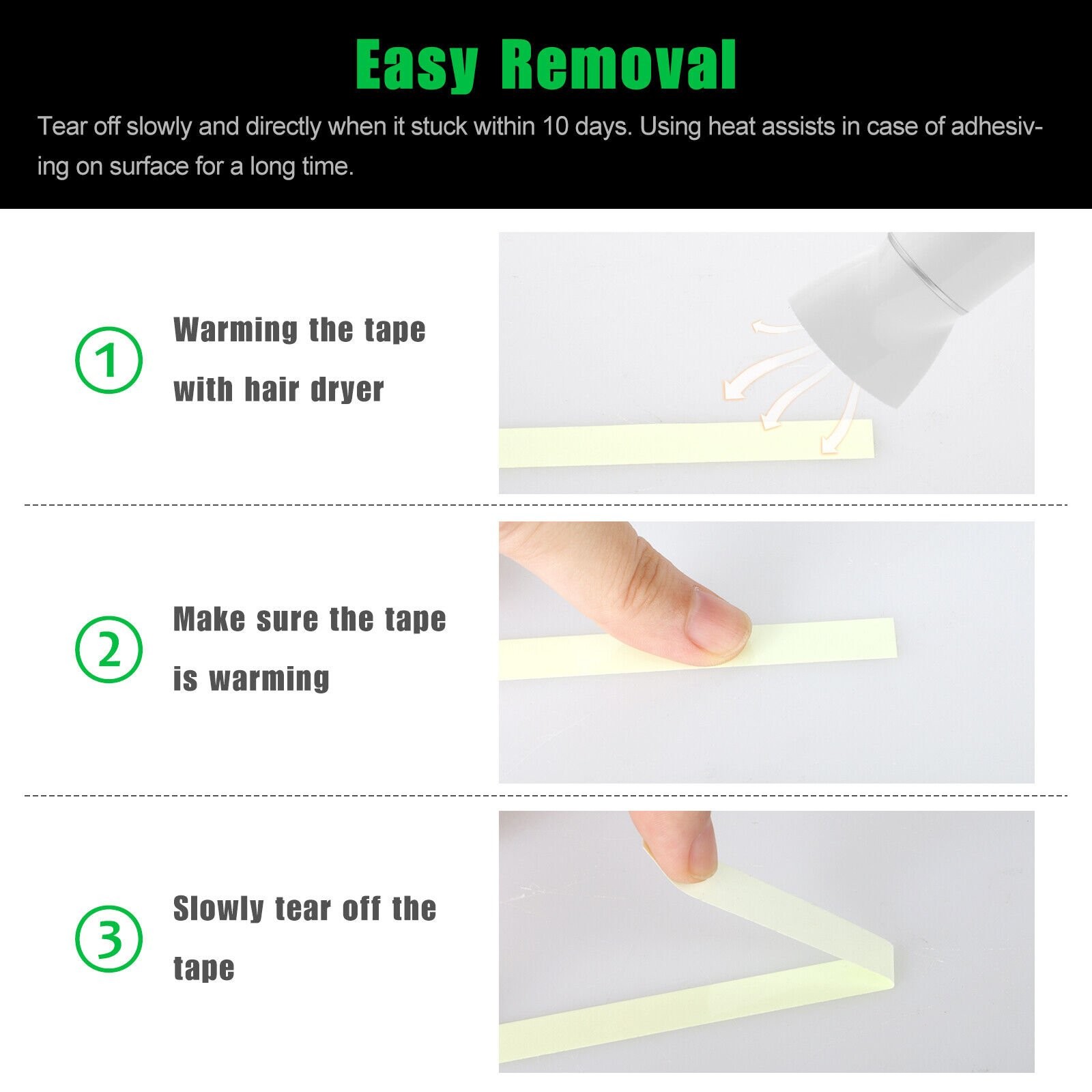 Glow In The Dark Waterproof Luminous Self Adhesive Tape Safety Stickers 3M USA
