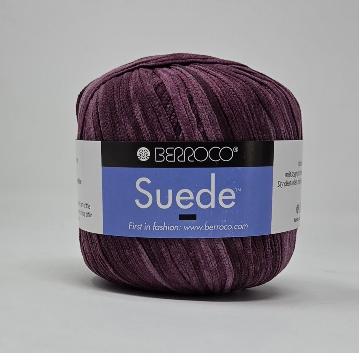 BERROCO SUEDE YARN (1) 100% NYLON Color #3775 Sangria NEW DISCONTINUED