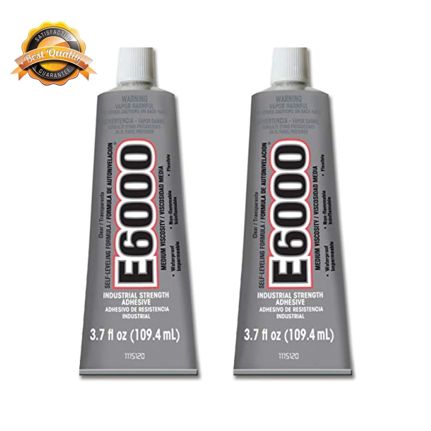 Clear High Viscosity Multi Purpose Adhesive Strong Glue Craft 2pk 3.7oz