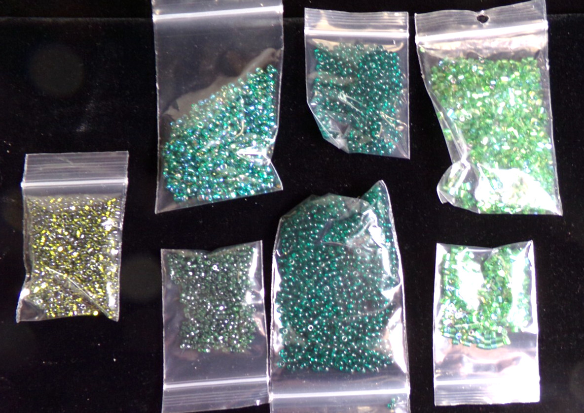 SIZE 11/0 CRAFT SEED BEADS 83 g ( 2.9 OZ) LOT CX14 bz8cr J88CR