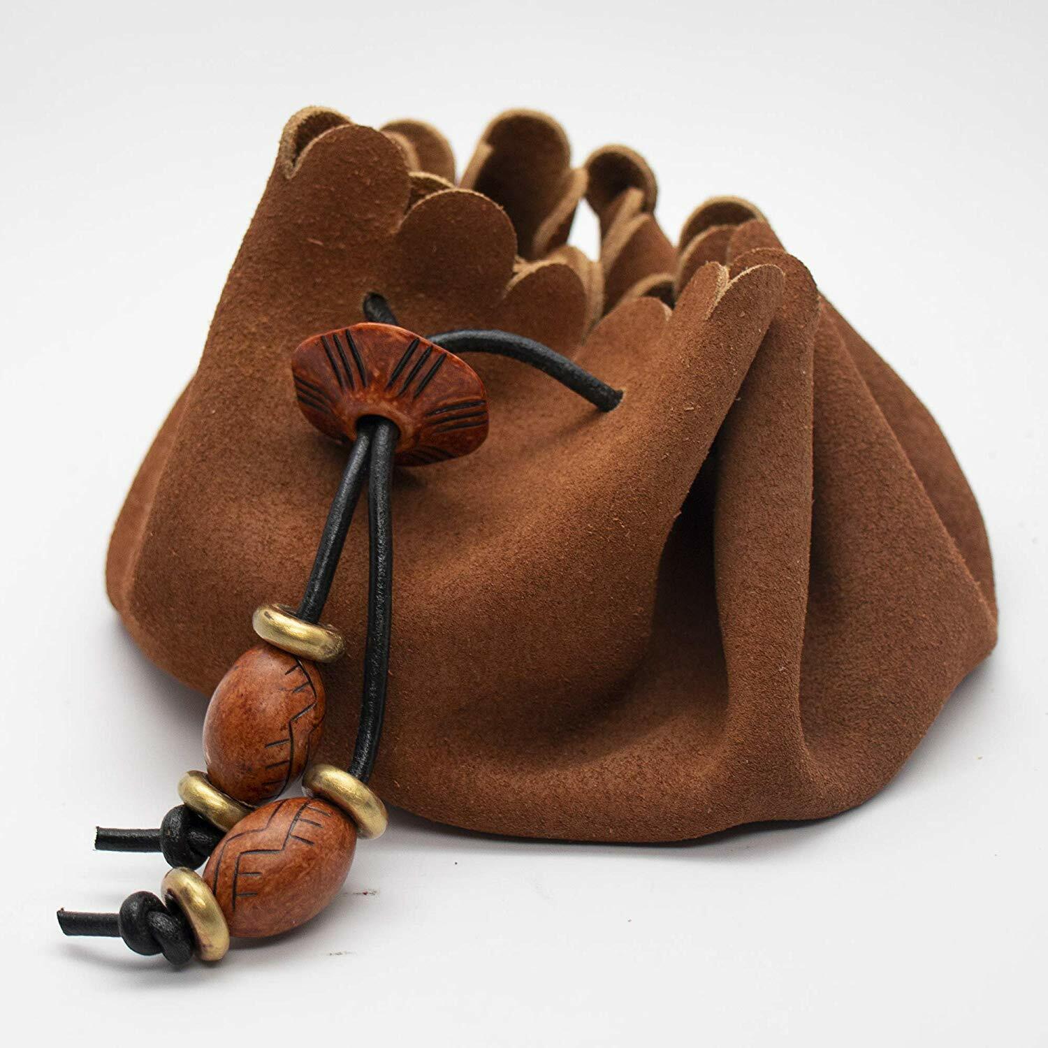 Soft Suede Leather Pieces Cow Hide Premium Split Leather 5/6oz Black & Brown