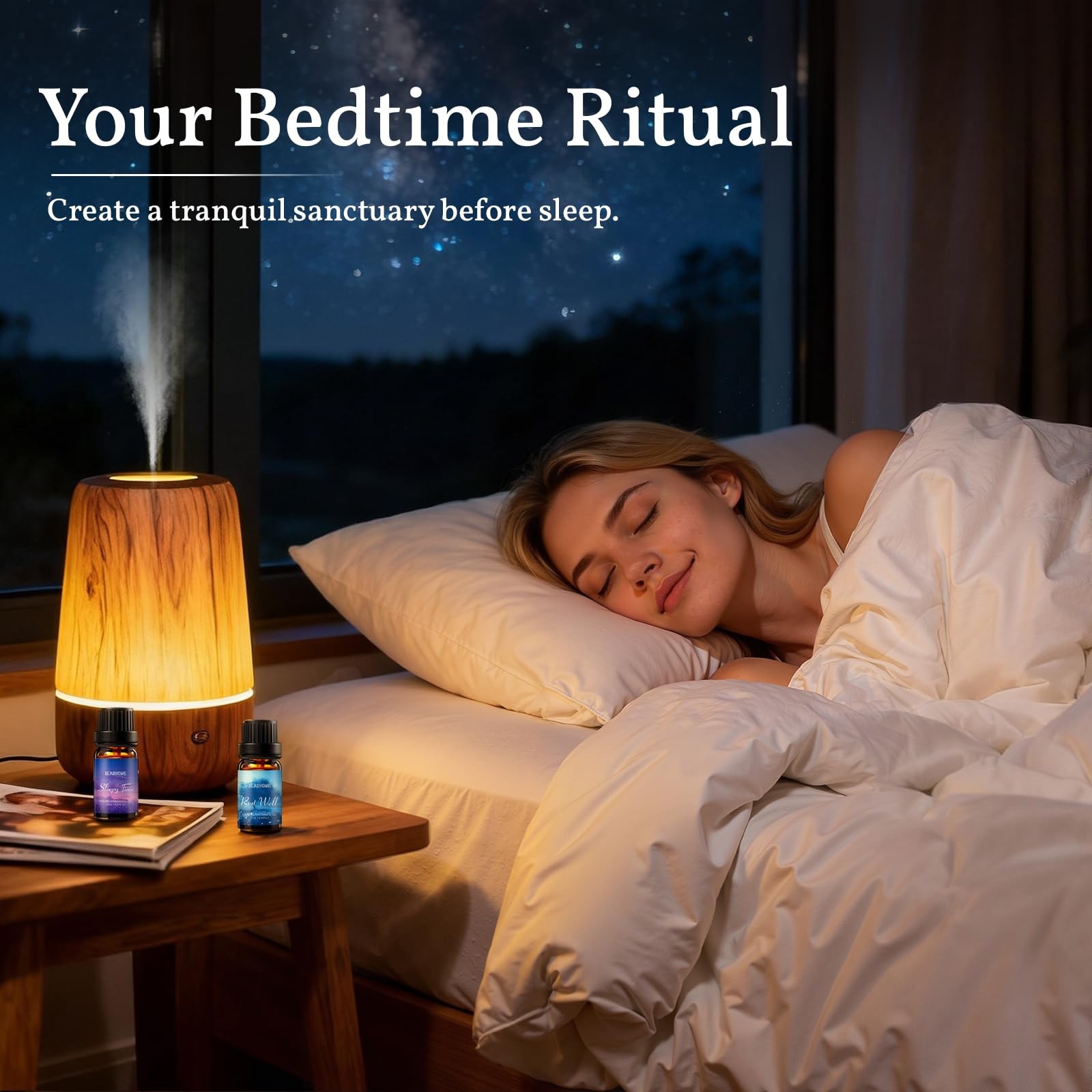 8 Pack Sleep Essential Oils for 0.04 Fl Oz (Pack of 8), Good Night-8pack