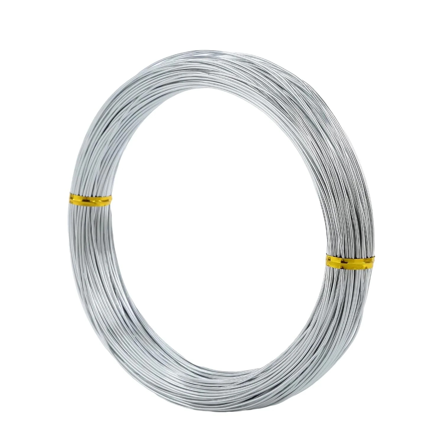 Bendable Aluminum Craft Wire – 1mm 18 Gauge (50m / 165ft) Spool, Floral Wire for