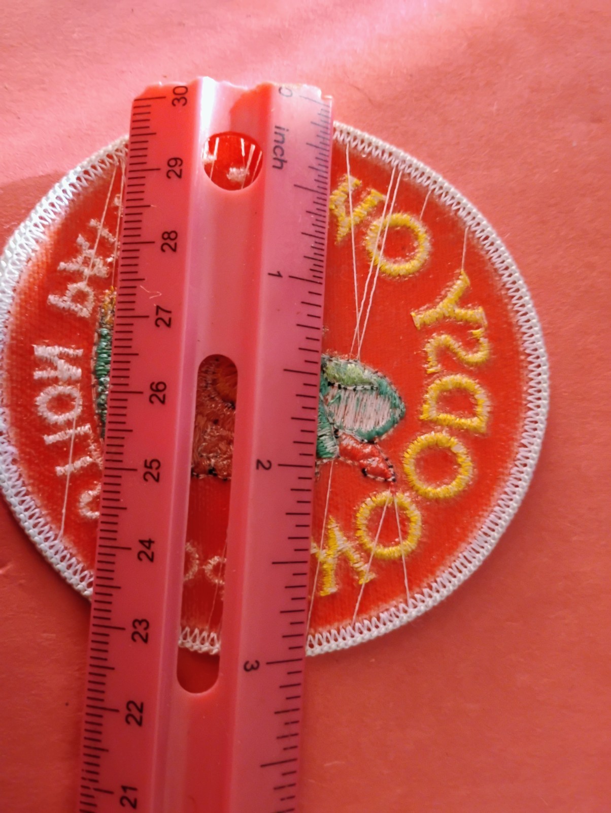 New old stock Woodsy Owl Pollution Patrol sew on patch vintage