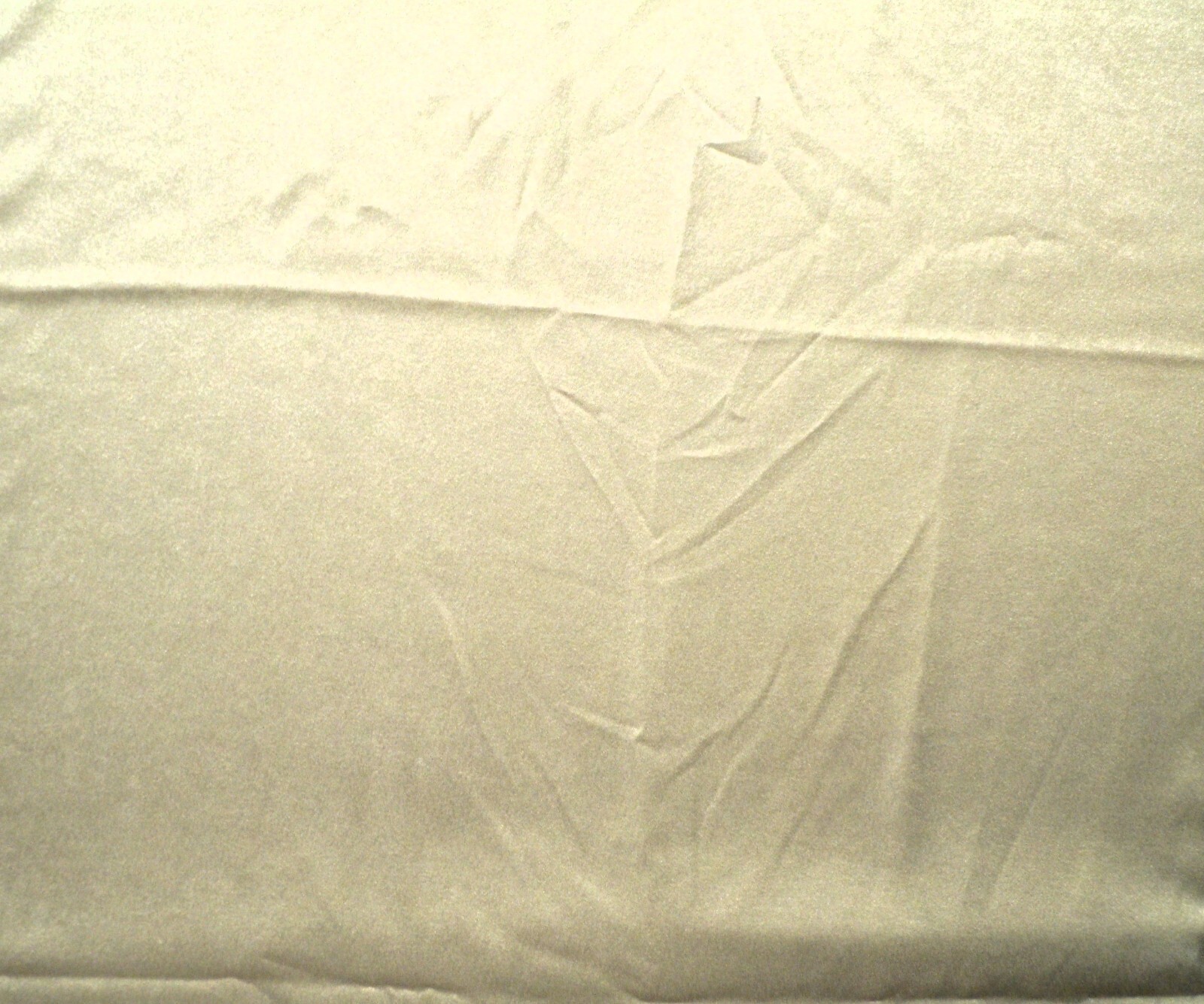 White Textured Polyester Blend Fabric 3 Yard Piece X WOF