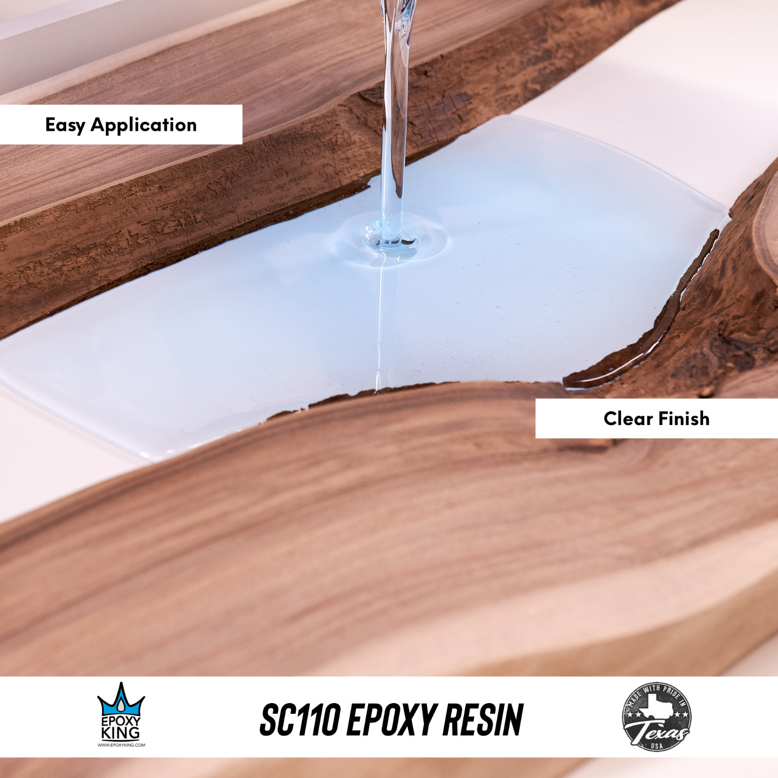 EPOXY RESIN 1 GALLON KIT * CLEAR * UV RESISTANT * LAMINATING * FIBERGLASS * BOAT
