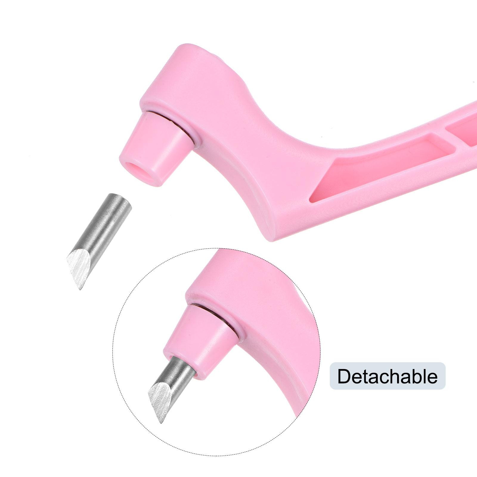 360 Degree Rotating Craft Cutting Tools with 15 30 45 Degree Blade Pink