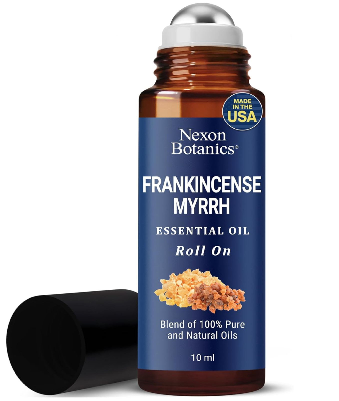 Frankincense & Myrrh Essential Oil Roll-On 10ml – 100% Pure, Natural & Predilute