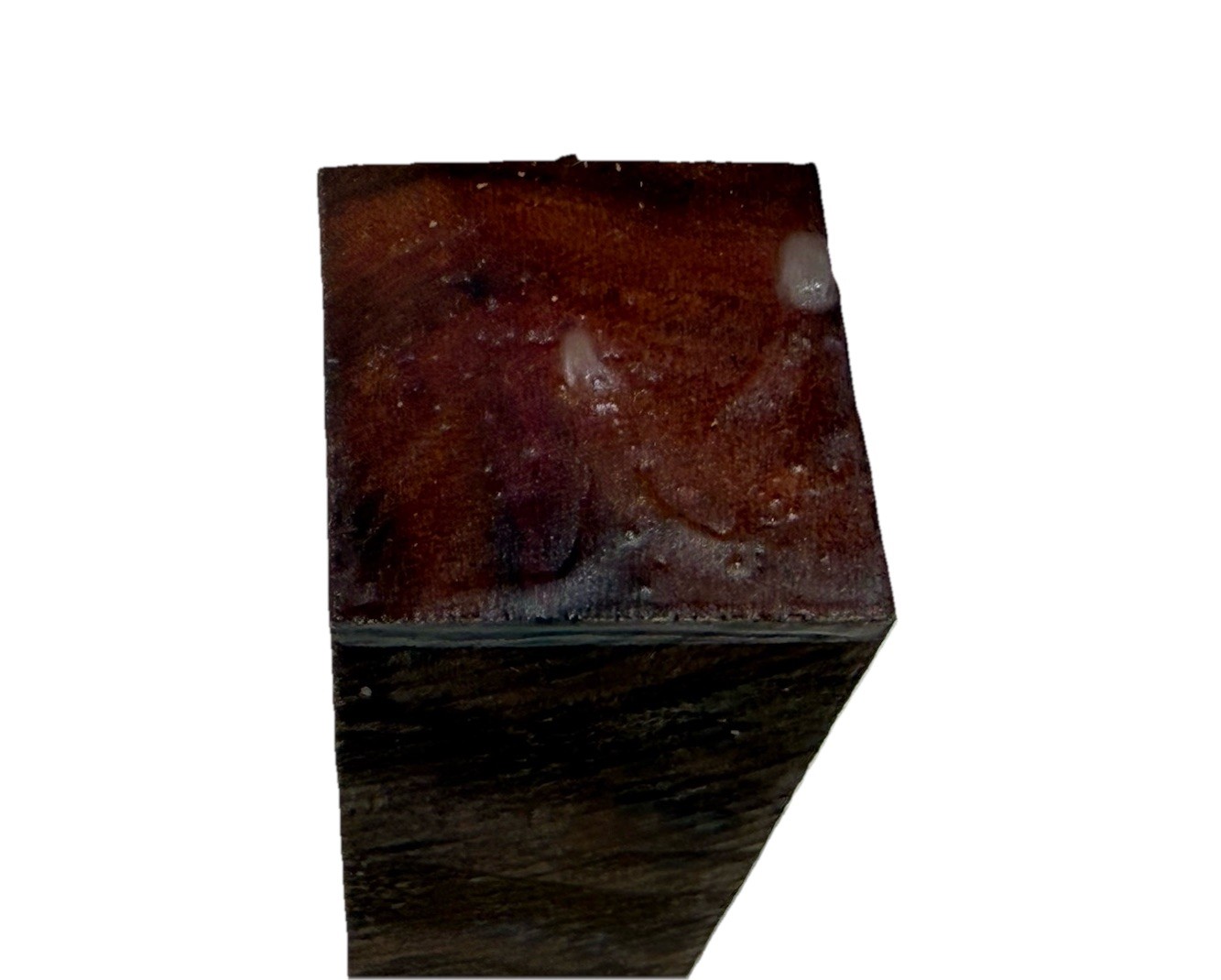 Camphor burl wood turning blank 1-9/16″ x 1-9/16” x 6-3/8″ (d36) dried
