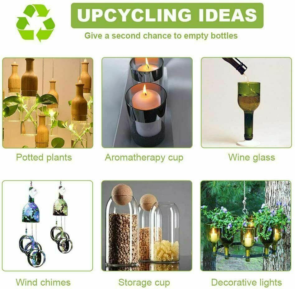 Glass Bottle Cutter Beer Wine Jar DIY Cutting Machine Craft Recycle Tools Kit
