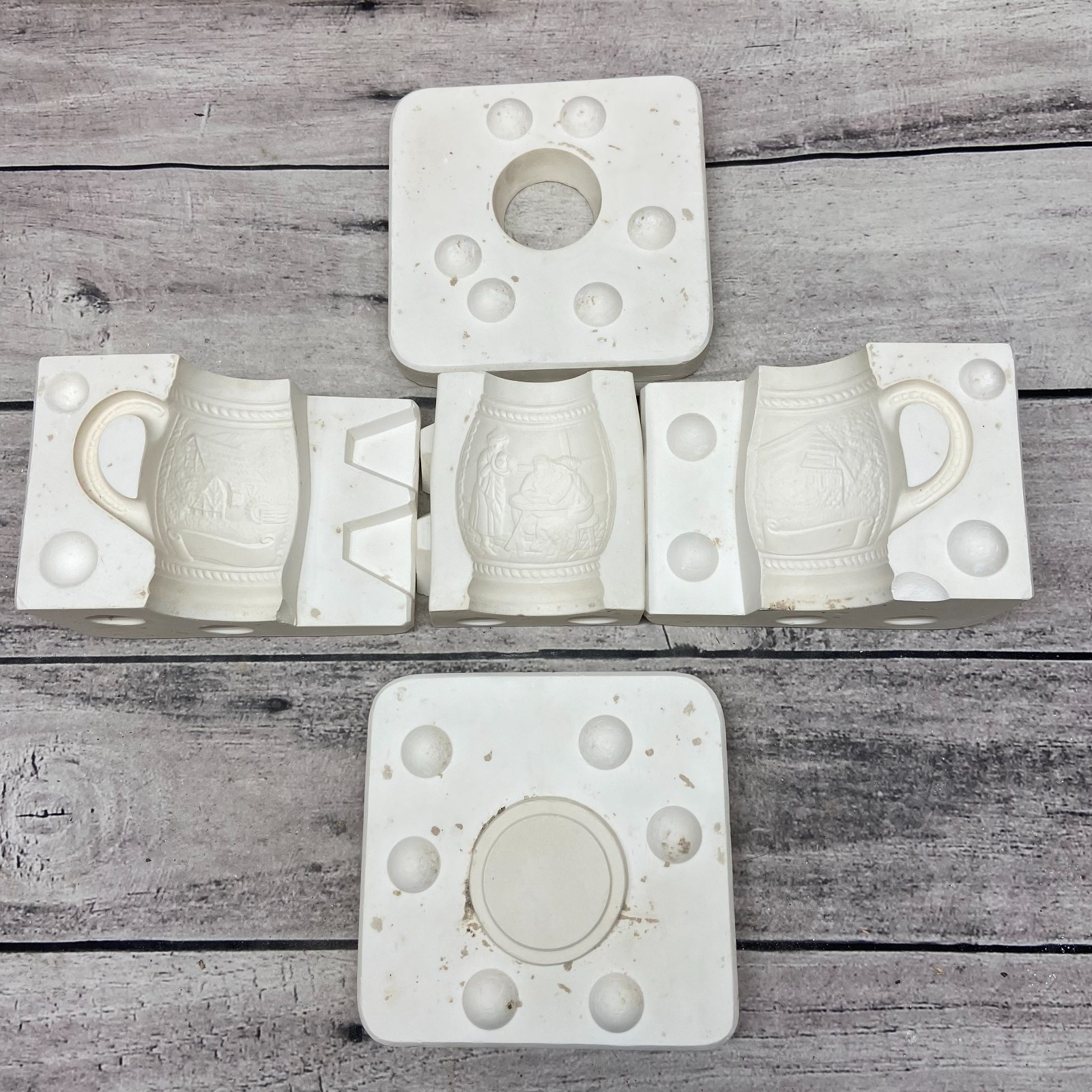 Ceramic Slip Casting Mold Beer Mug #W-272