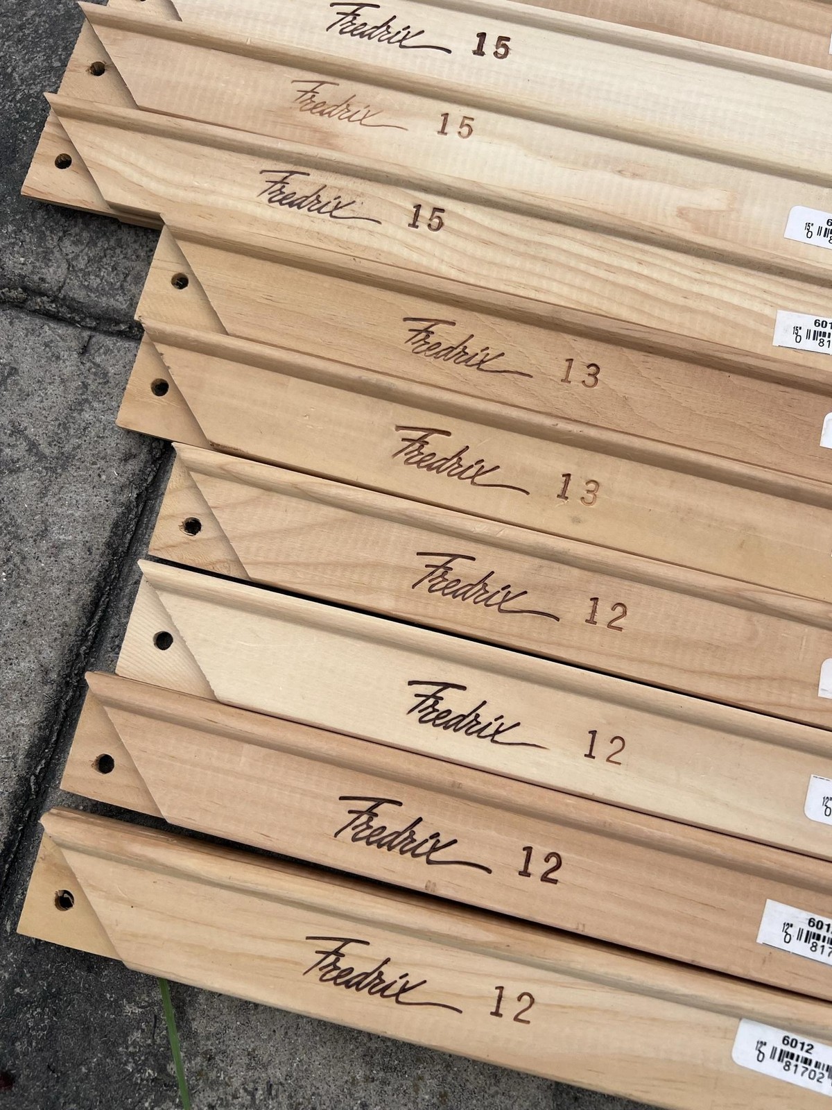 Fredrix Pine Wood Stretcher Bars Artist Canvas Lot Assorted Sizes 12-34 Inches